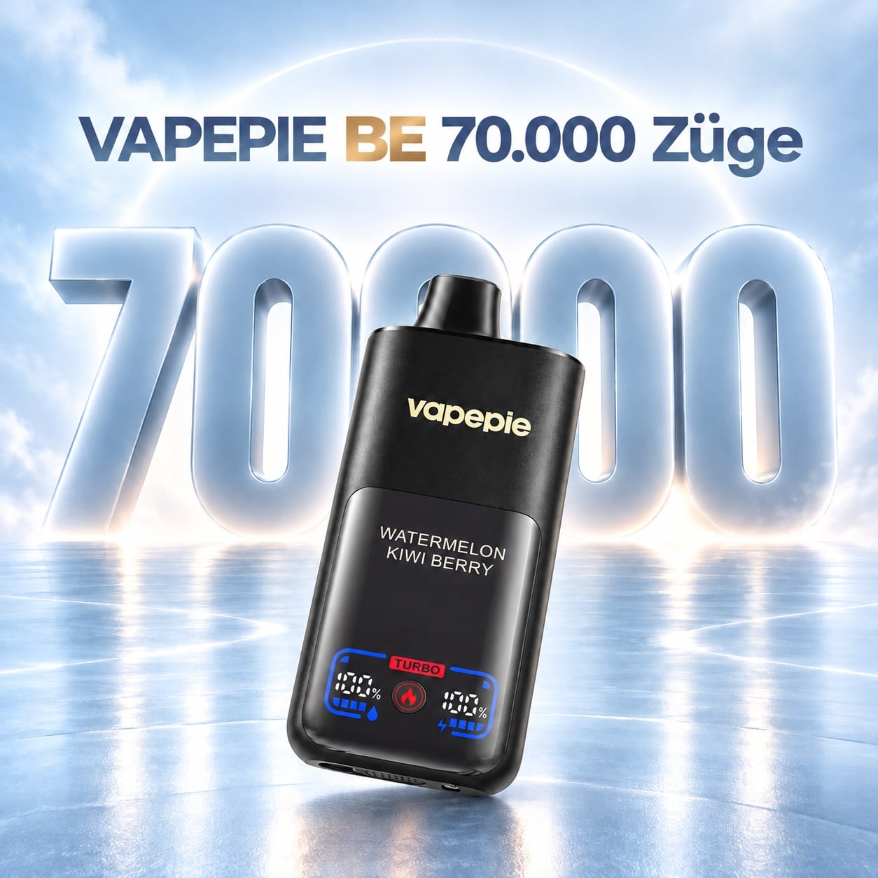 VAPEPIE BE Ultimate Flaggschiff 70.000 Züge 5%
