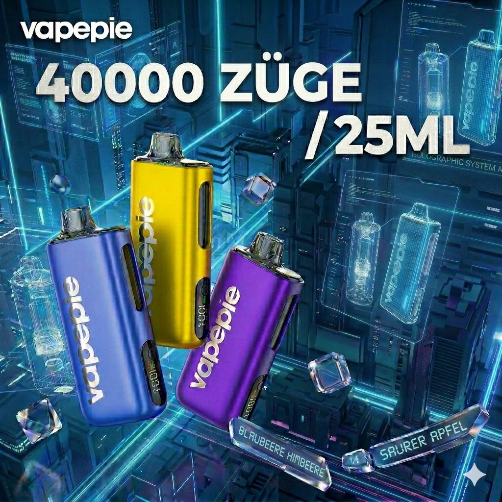 5,0 % Nikotin – VAPEPIE Max (40.000 Züge)