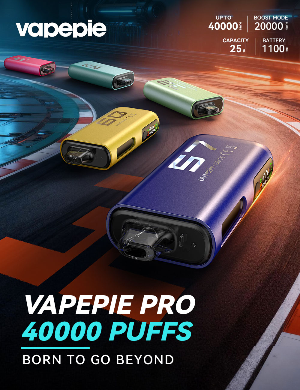 【Sparpaket】Vapepie Power Balance Pro Pack 80.000 Puffs (Pr1 & Ghost Air1) Einweg-Vape