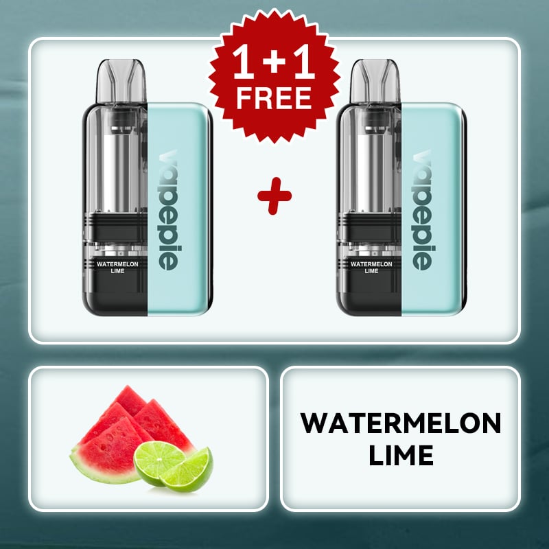(BUY 1 GET1 FREE)💥WATERMELON LIME & VAPEPIE Ultra X 15000 Puff Vape x TK Edition