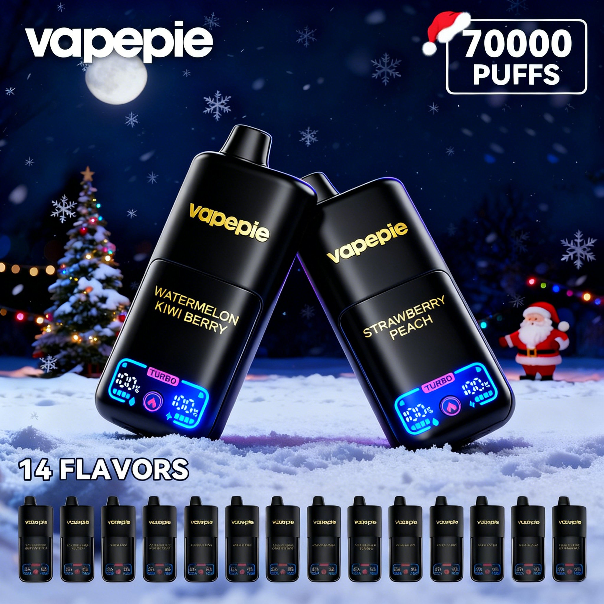 🔥Vapepie Mega 70K Puffs Disposable Vape California Long Lasting 2025
