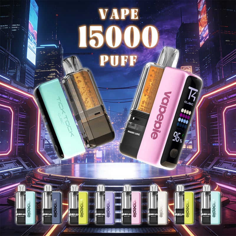 Vapepie Ultra X 15K Puffs Refillable Disposable Vape California 2025