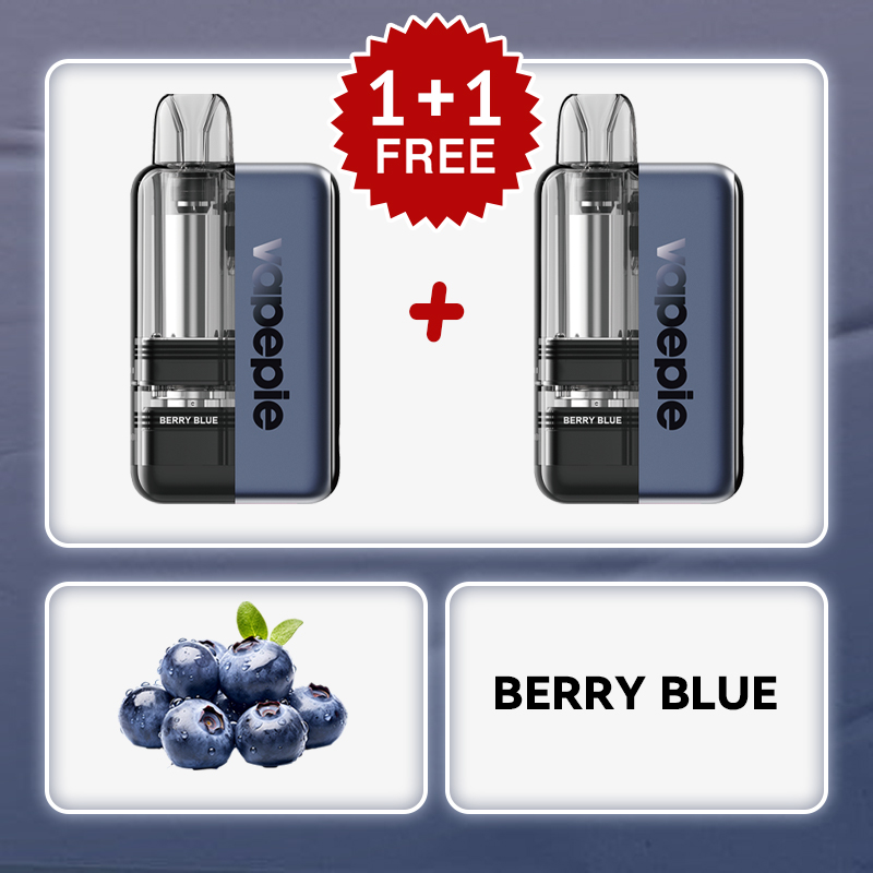 (BUY 1 GET1 FREE)💥BERRY BLUE & VAPEPIE Ultra X 15000 Puff Vape x TK Edition