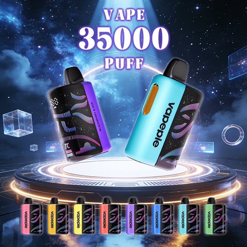✨Vapepie Galactic Gleam 35K Puffs LED Display Disposable Vape California 2025