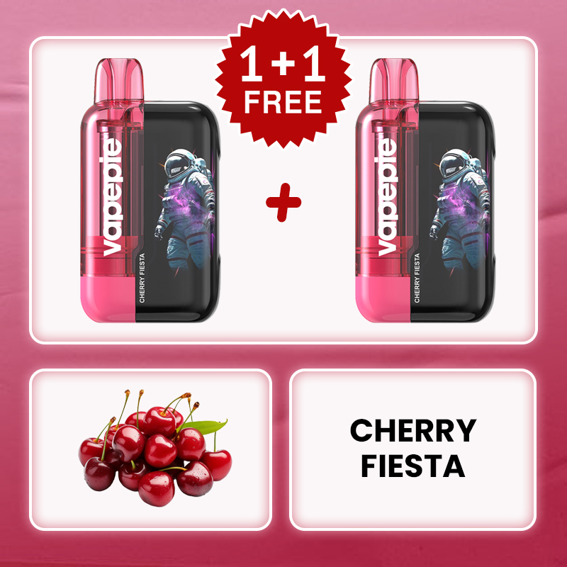 (BUY 1 GET1 FREE)💥CHERRY FIESTA Ultra Phantom 30000 Puff Vape x TK Edition