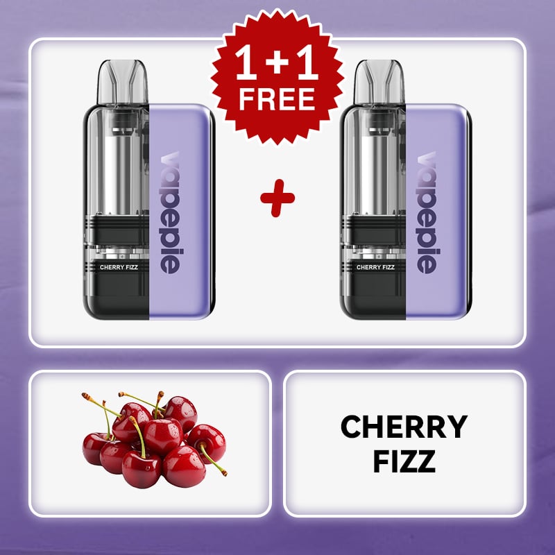 (BUY 1 GET1 FREE)💥 CHERRY FIZZ & VAPEPIE Ultra X 15000 Puff Vape x TK Edition