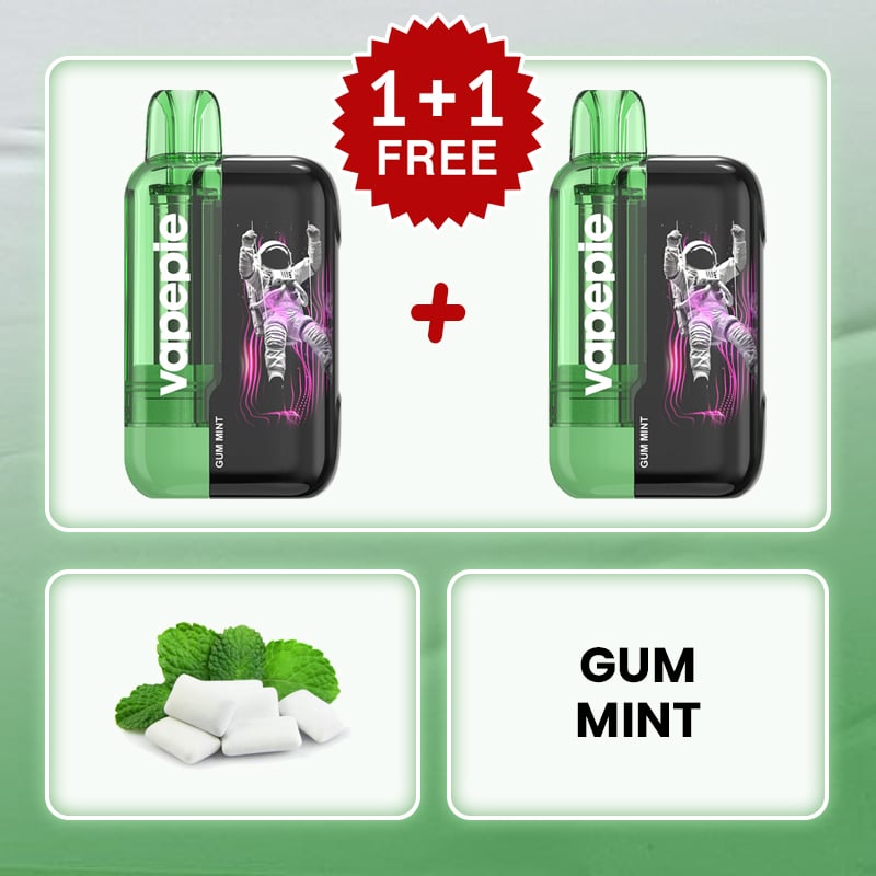(BUY 1 GET1 FREE)💥GUM MINT Ultra Phantom 30000 Puff Vape x TK Edition