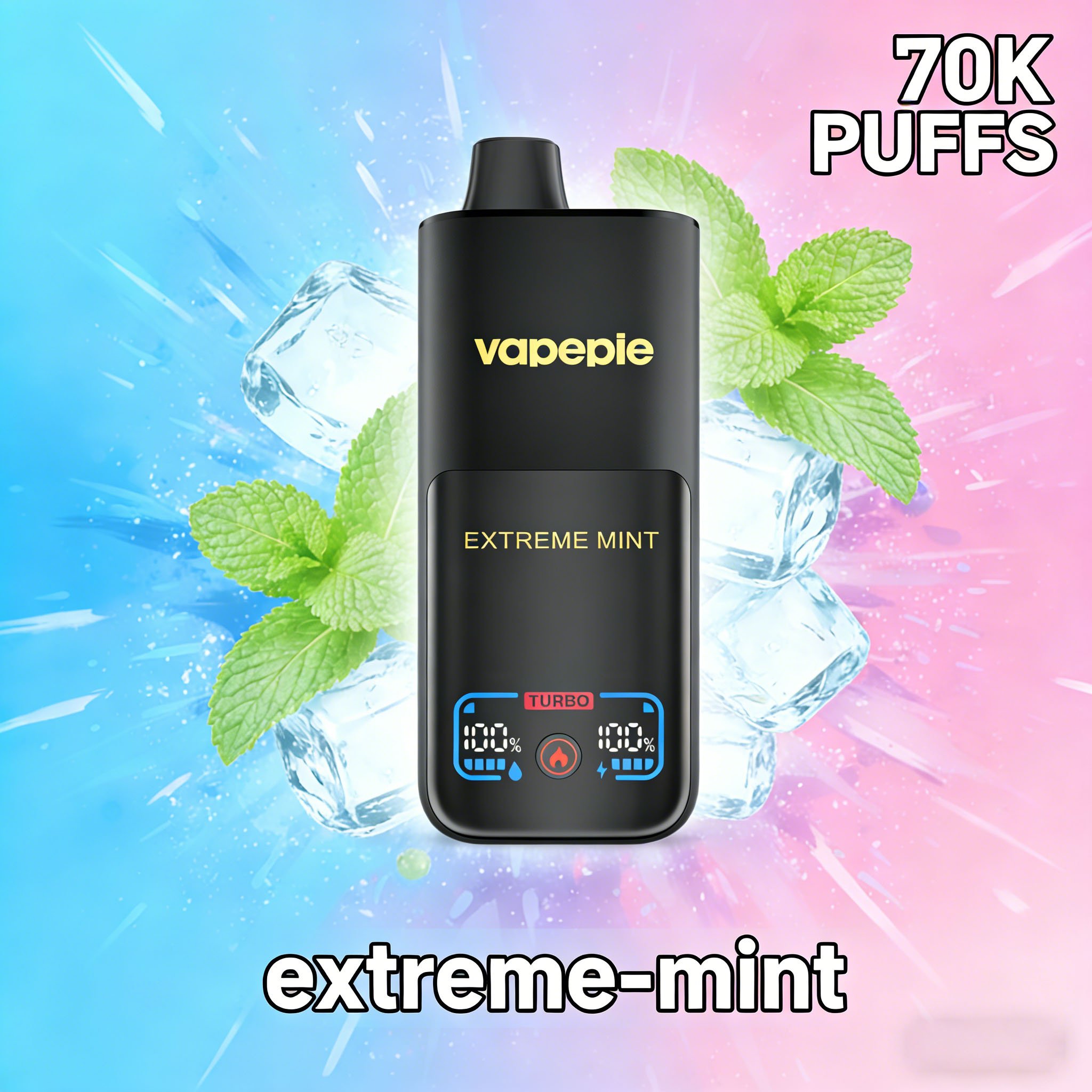 Extreme Mint & Vapepie Mega 70K Puffs Disposable Vape