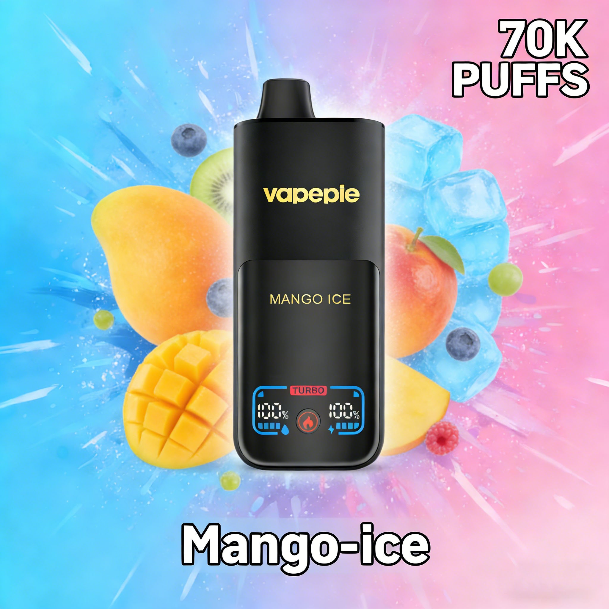Mango Ice & Vapepie Mega 70K Puffs Disposable Vape