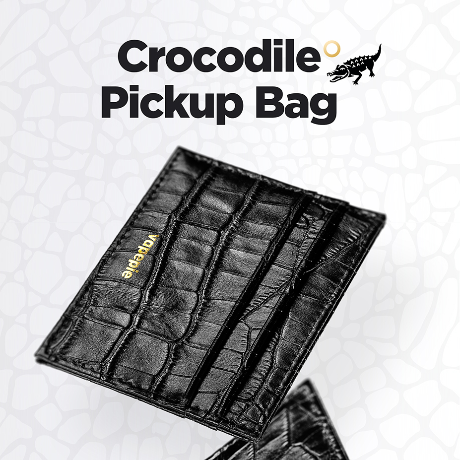 VAPEPIE – Crocodile Leather Card Holder