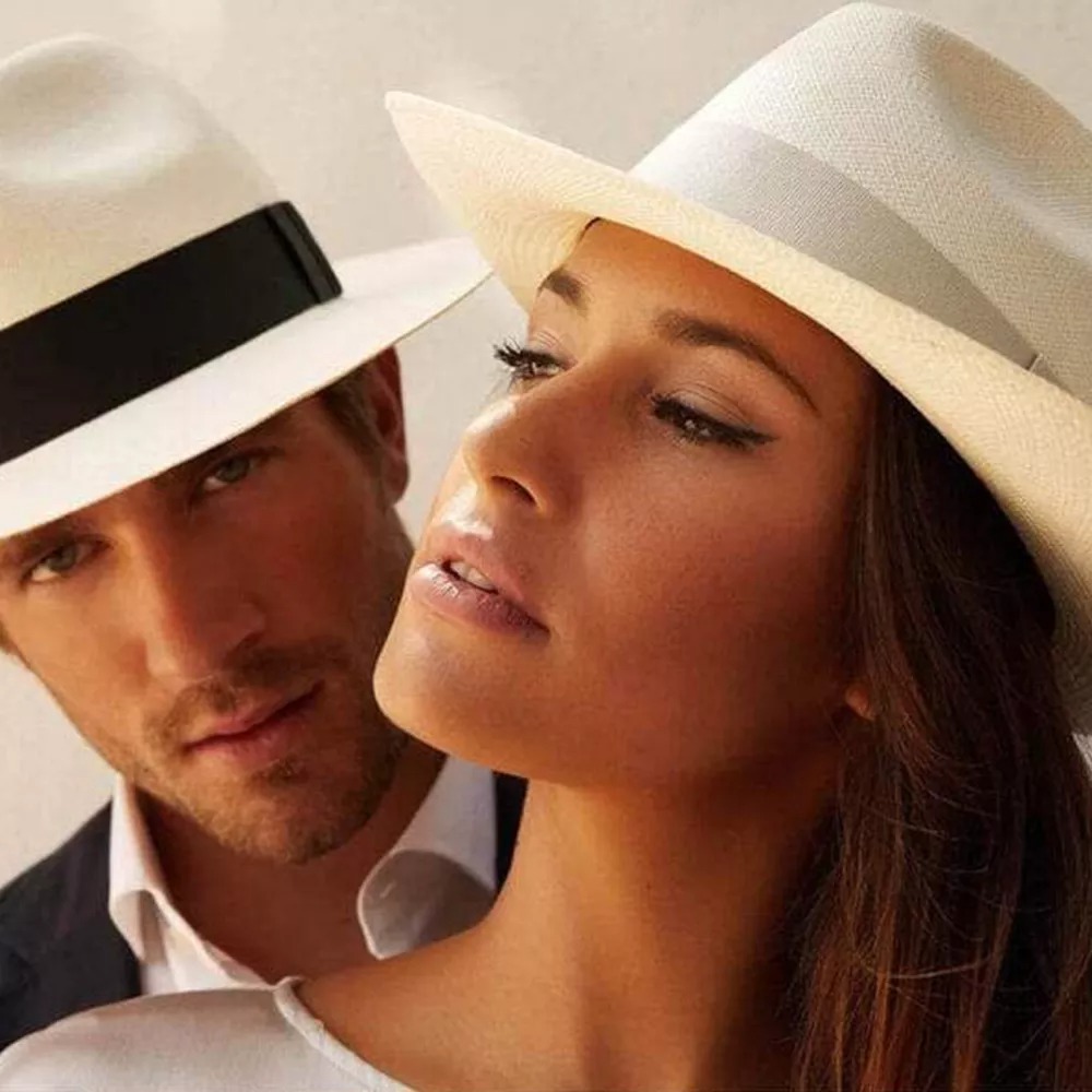 Castillotigo™ Sombrero de Panamá tejido a mano de moda clásica