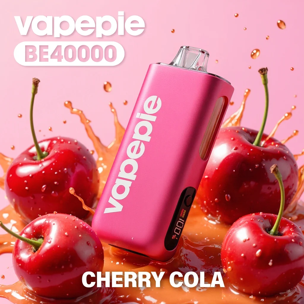 Sabor a cereza cola y VAPEPIE Max 40,000