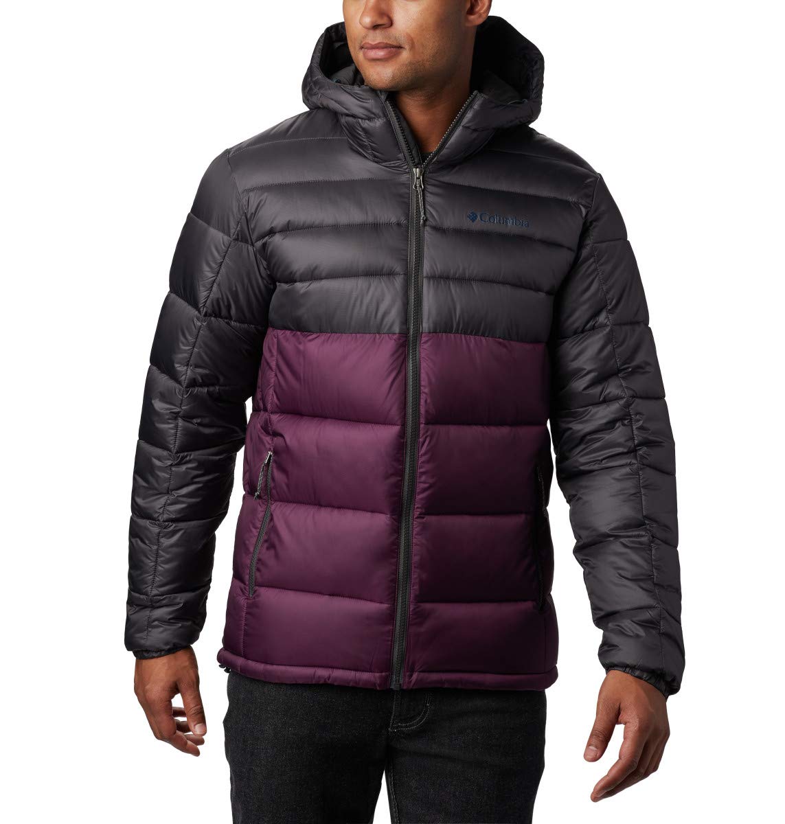 Columbia Chaqueta térmica con capucha para hombre