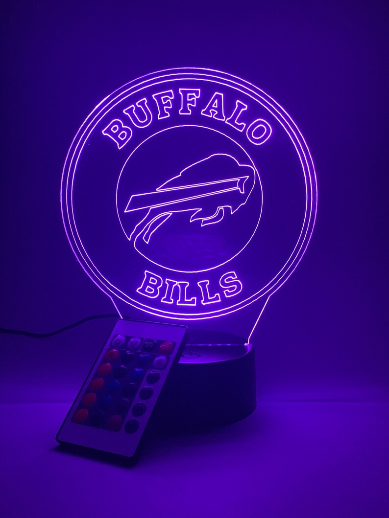 BUFFALO BILLS 3D LAMP PERSONALIZED