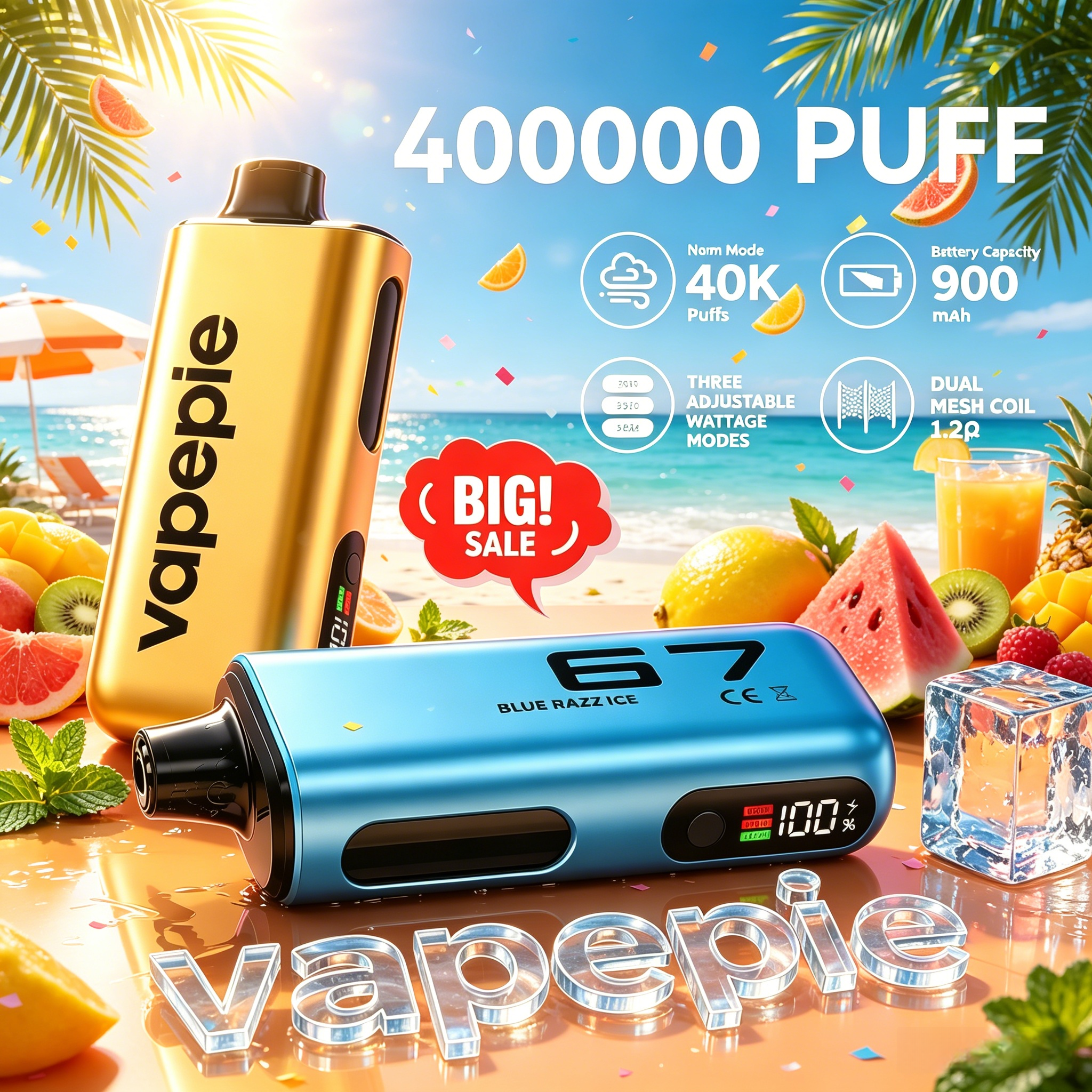 VAPEPIE Max 40000 Puffs Disposable Vape | 🍁 Canada Warehouse | 5 Business Days