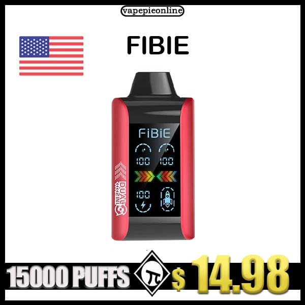 FIBIE 15000 Dual Flavors Disposable Vapor Wands  (💘 In stock in USA! )