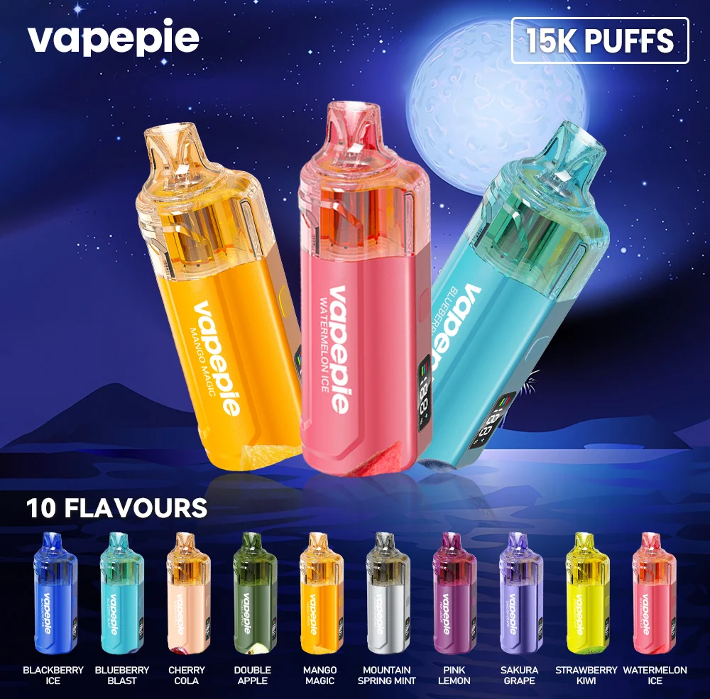 🆕💥VAPEPIE Crystal Pop 15000 PUFFS