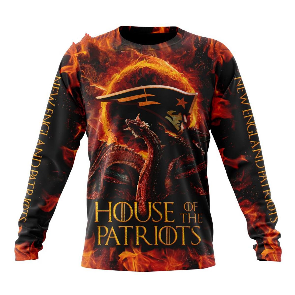 NEW ENGLAND PATRIOTS GAME OF THRONES – HOUSE OF THE PATRIOTS 3D HOODIE