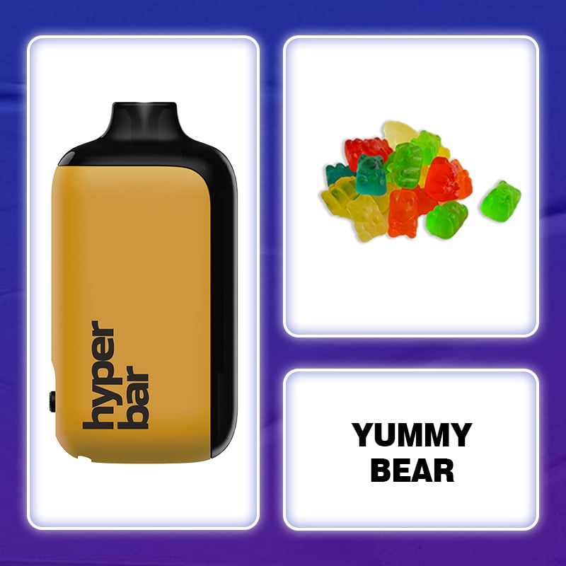 YUMMY BEAR & Hyperbar PX 15000 PUFFS Disposable Vape
