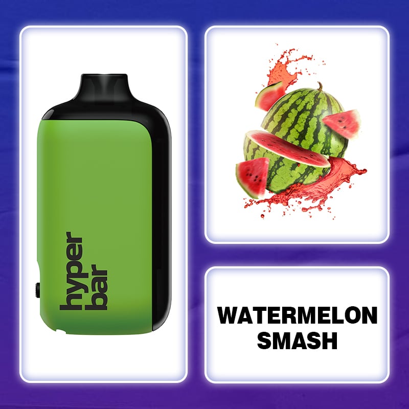WATERMELON SMASH & Hyperbar PX 15000 PUFFS Disposable Vape