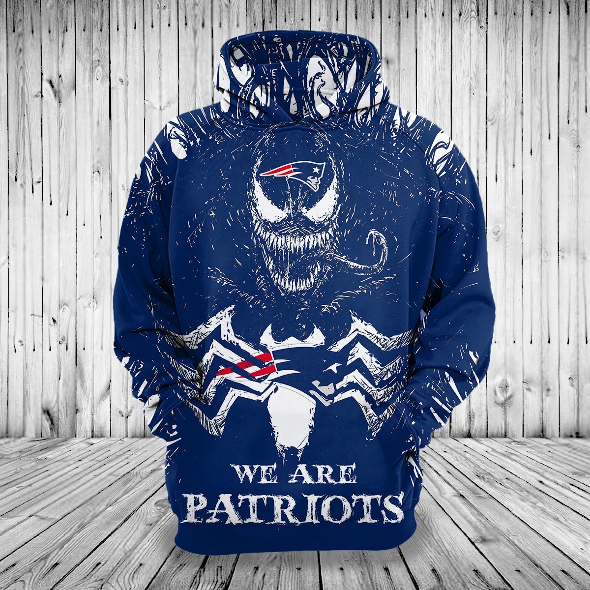 PATRIOTS 3D HOODIE VN