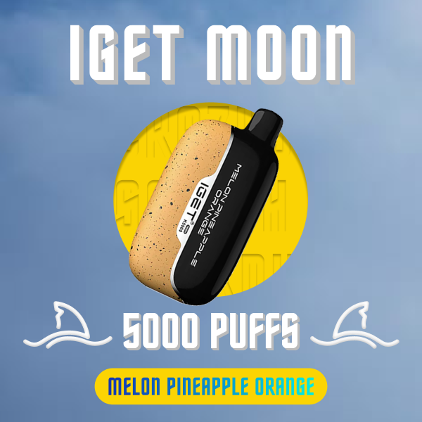 IGET Moon 5000 Puffs🔥Delivery in 3-5 days!🔥