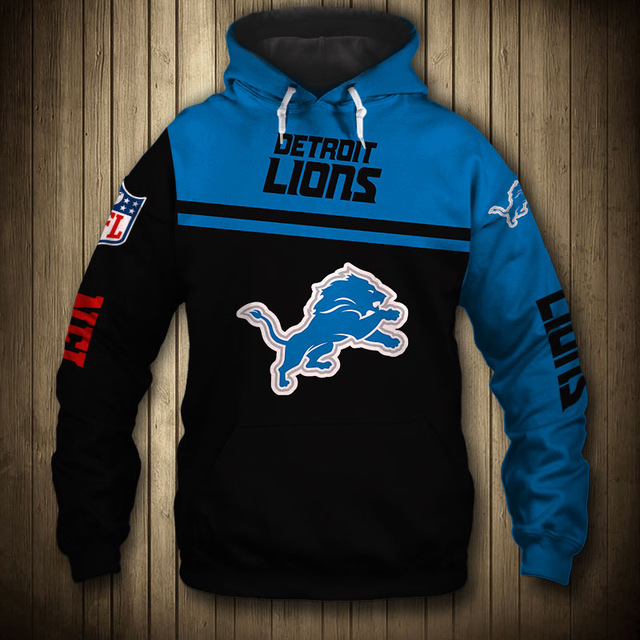 DETROIT LIONS 3D HOODIE  DDLL002