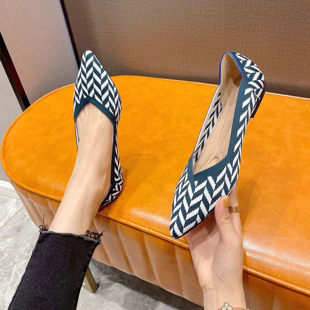 Higolot™ Flying Knit Women's Pointed Toe Flats