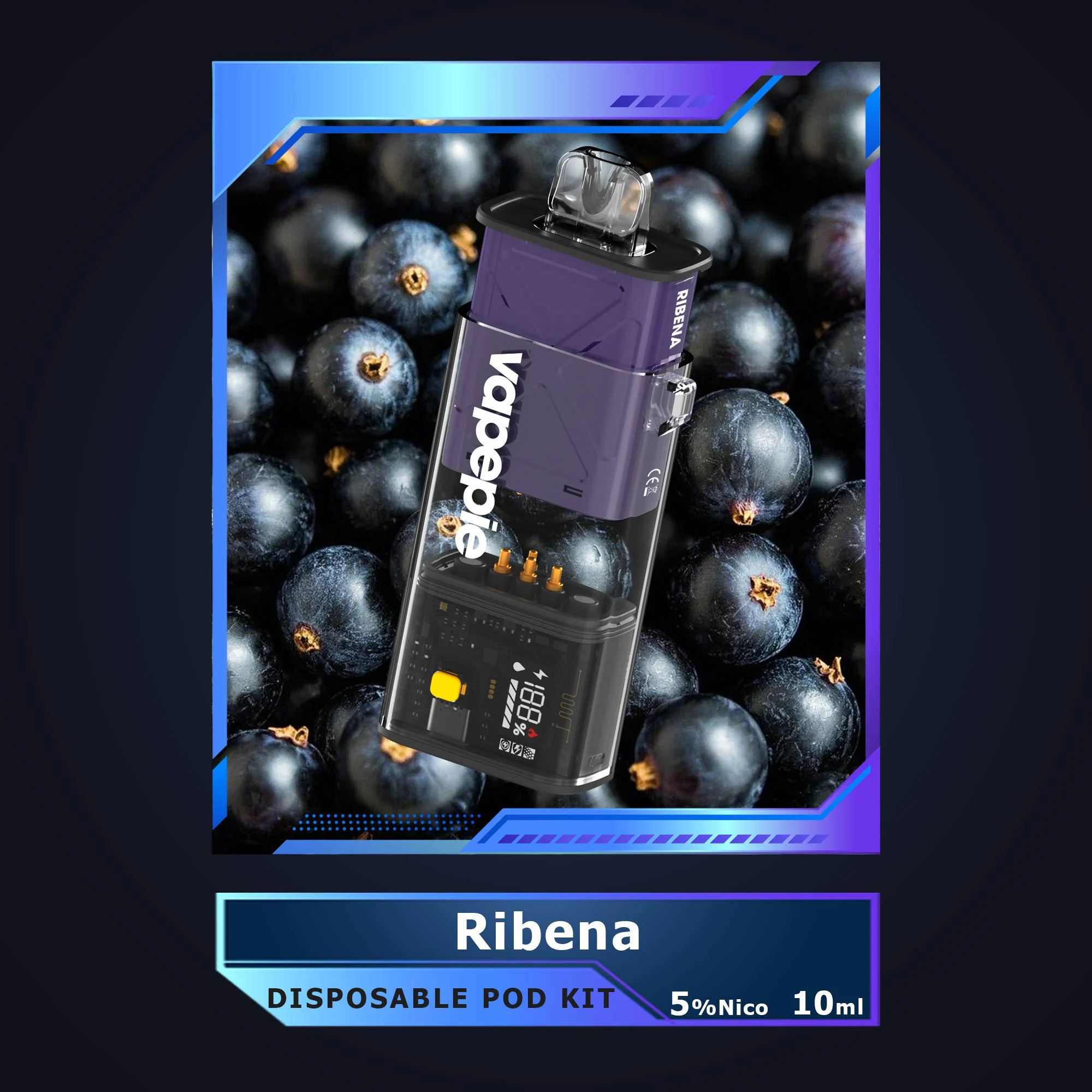 Ribena-Vapepie Disposable Pod 10000 PUFFS