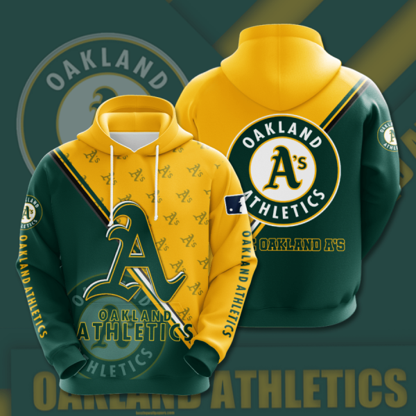 OAKLAND ATHLETICS 3D HOODIES OA011