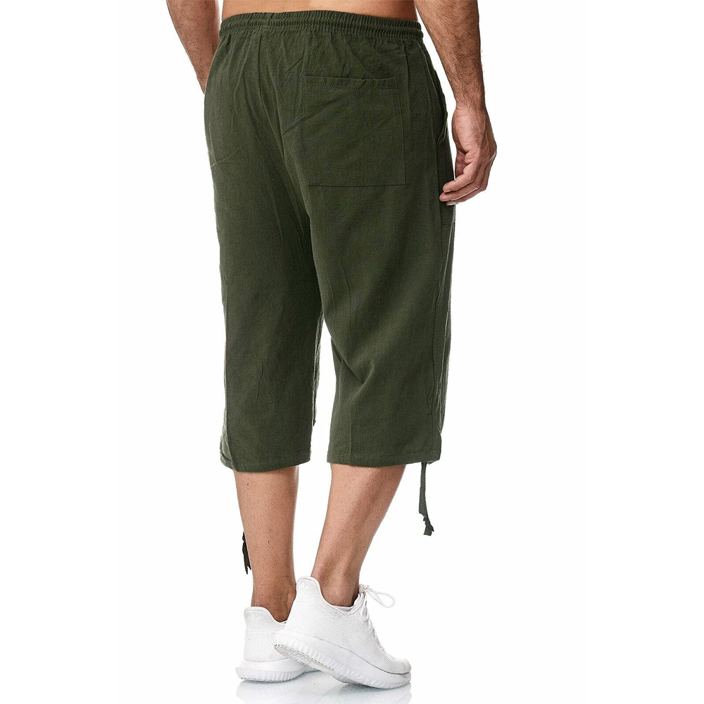 Castillotigo™ pantalones casuales de lino de algodón para hombres
