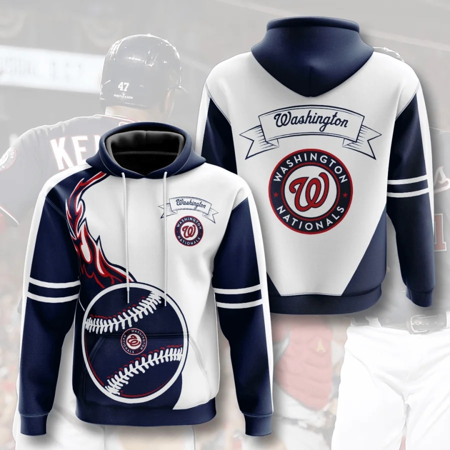 WASHINGTON NATIONALS 3D HOODIES WN001