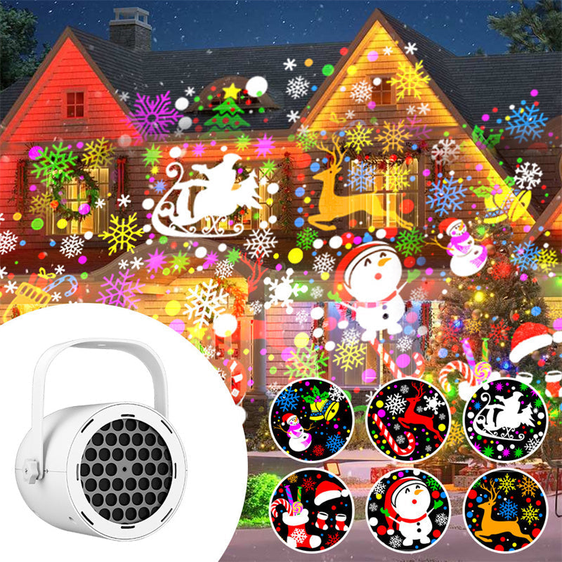 🎅 Light Up Your Christmas | 16 Magical Patterns USB Projector Light for the Whole Family