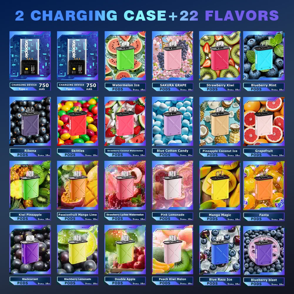 Vapepie 60.000 boccate Pacchetto convenienza 6 in 1