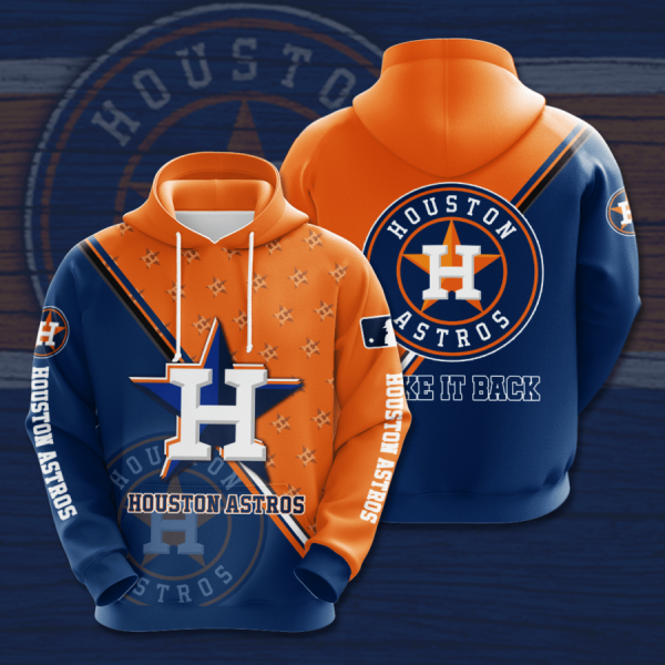 HOUSTON ASTROS 3D HOODIES HA007