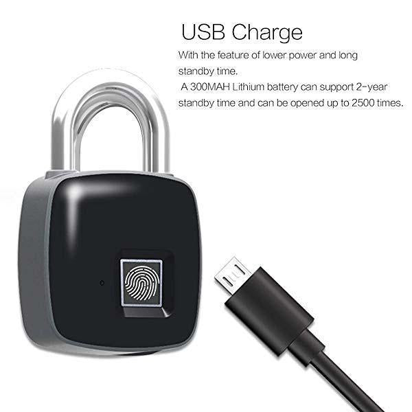 Higolot™ USB charging portable fingerprint smart lock