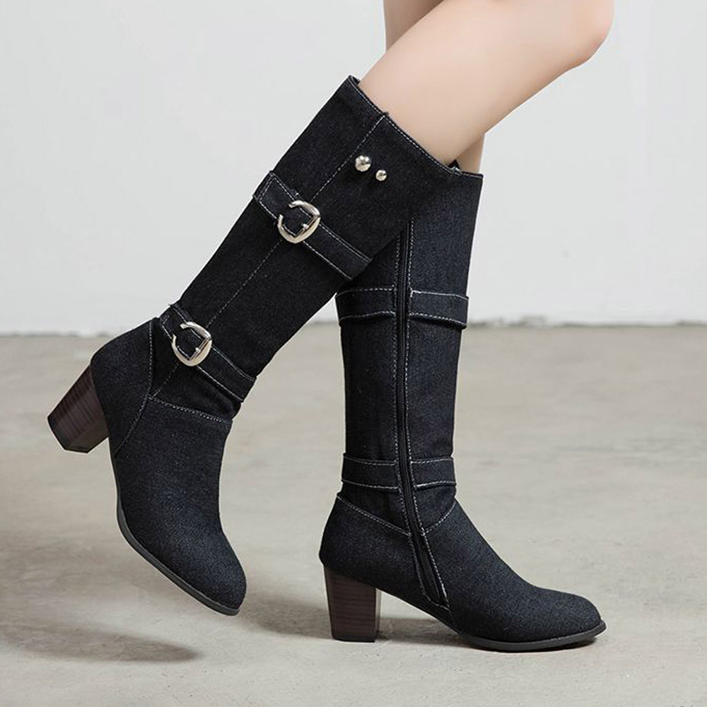 Castillotigo™ Nuevas botas vaqueras de otoño e invierno