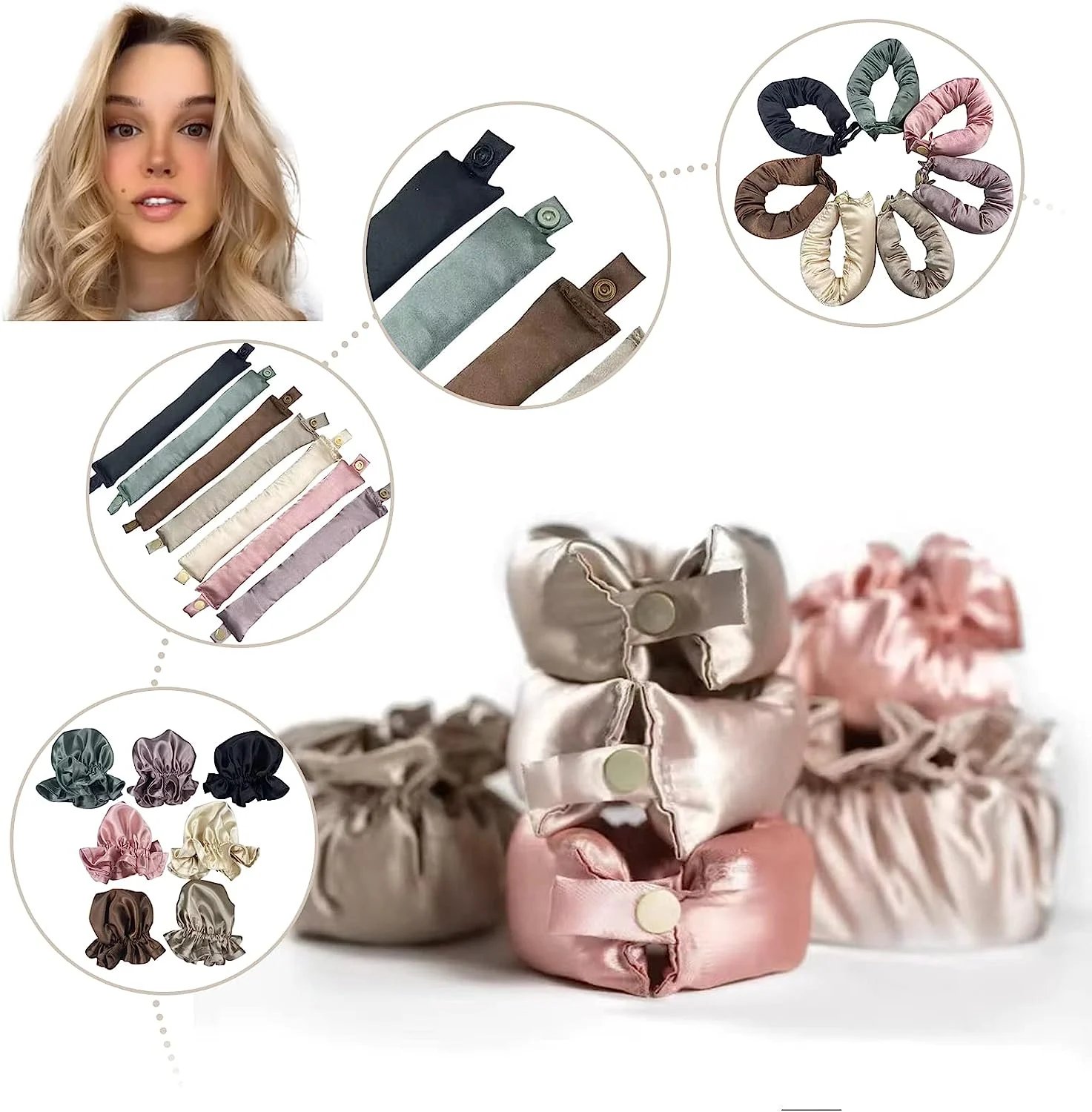 🔥LAST DAY 49% OFF🔥Satin Heatless Curling Set