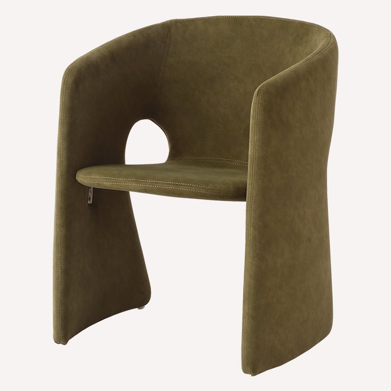 Silla de comedor Gullichesen Chic de ante