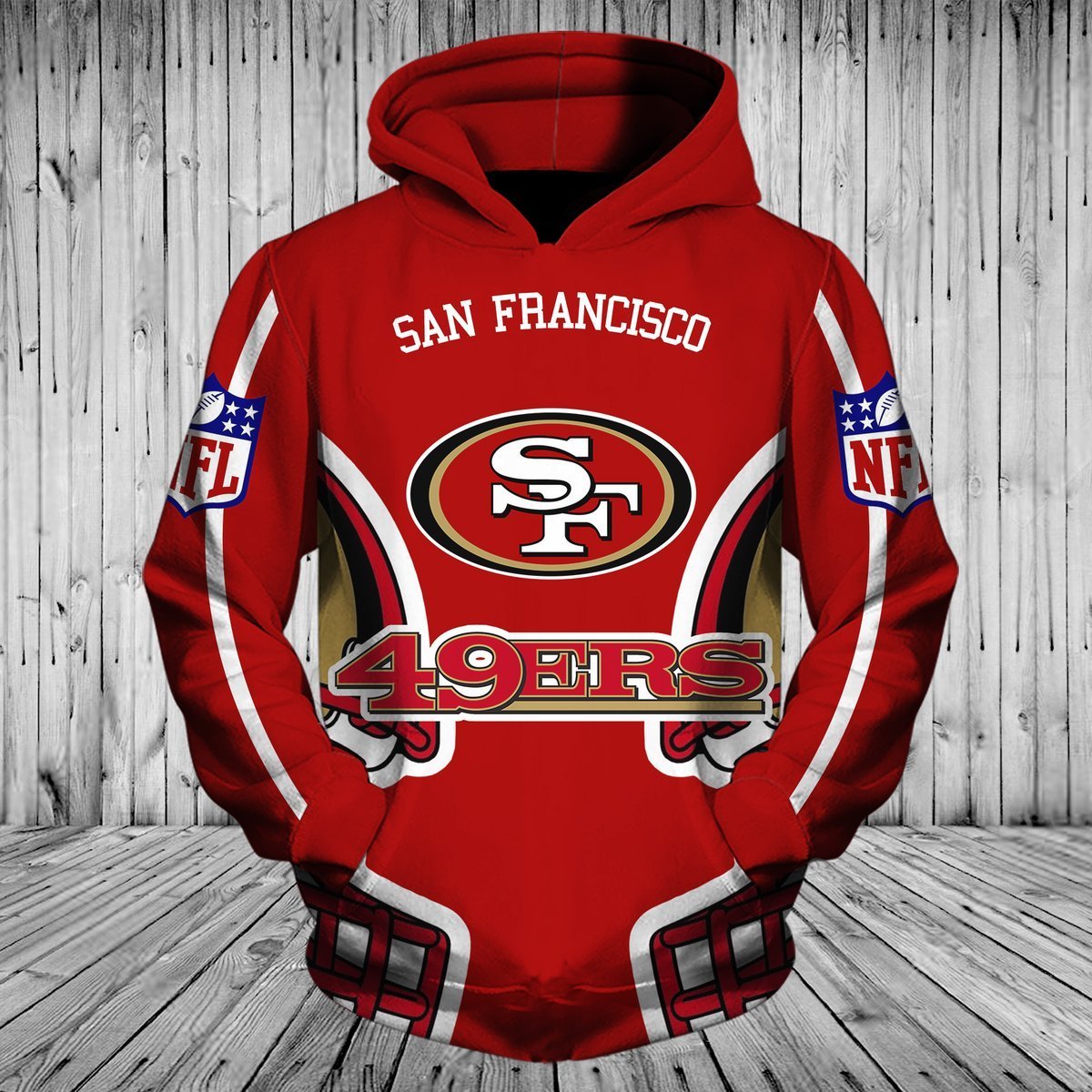 49ERS 3D HOODIE 35