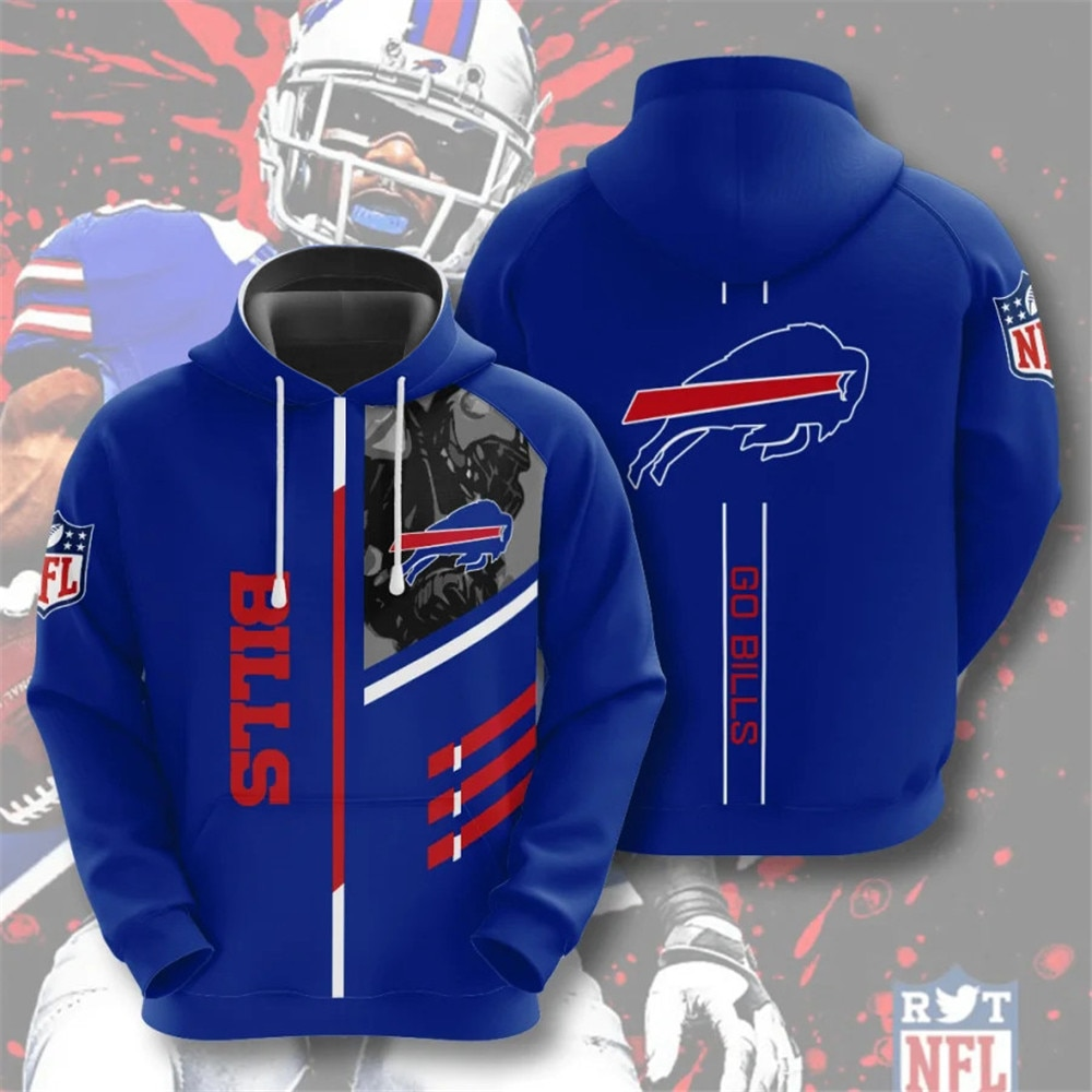 BUFFALO BILLS 3D HOODIE  BBBB008