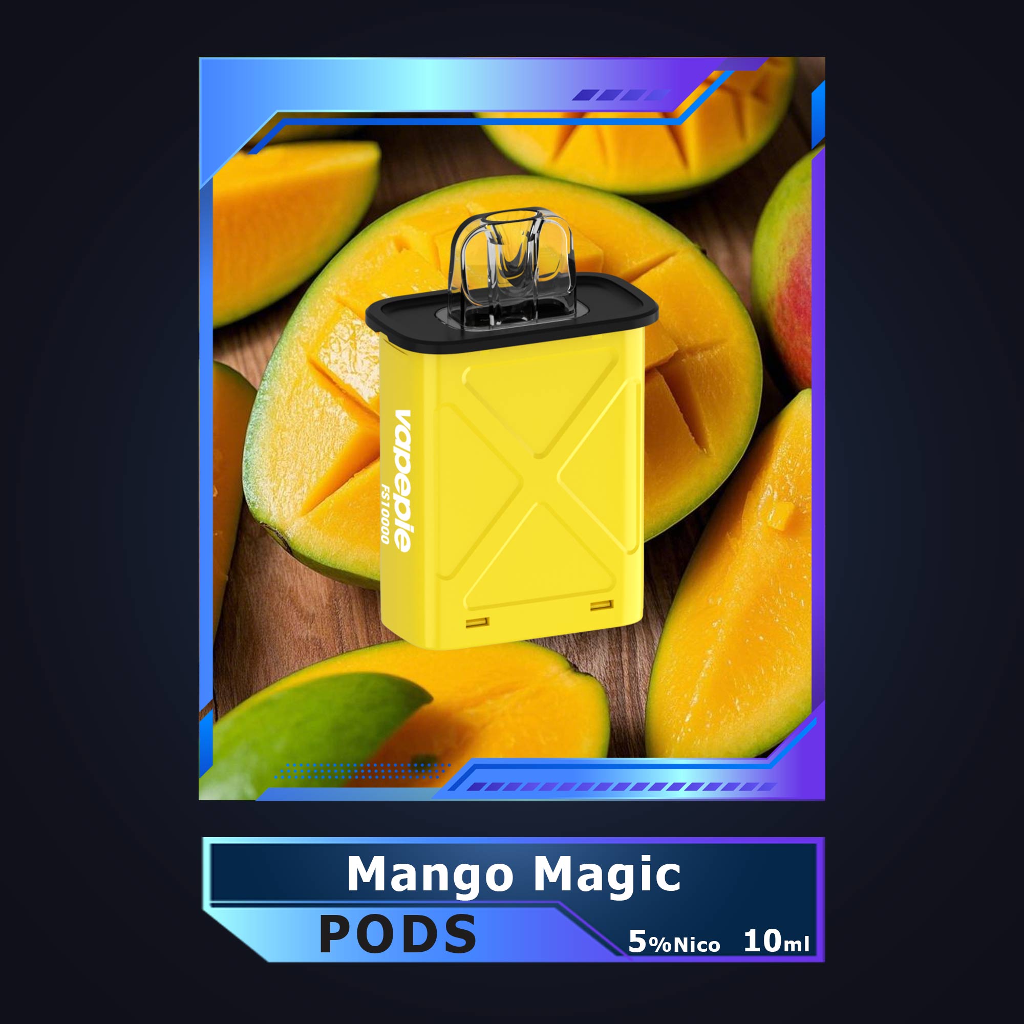 Mango Magic-Vapepie Disposable Pod 10000 PUFFS