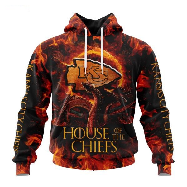 KANSAS CITY CHIEFS GAME OF THRONES – HOUSE OF THE CHIEFS 3D HOODIE