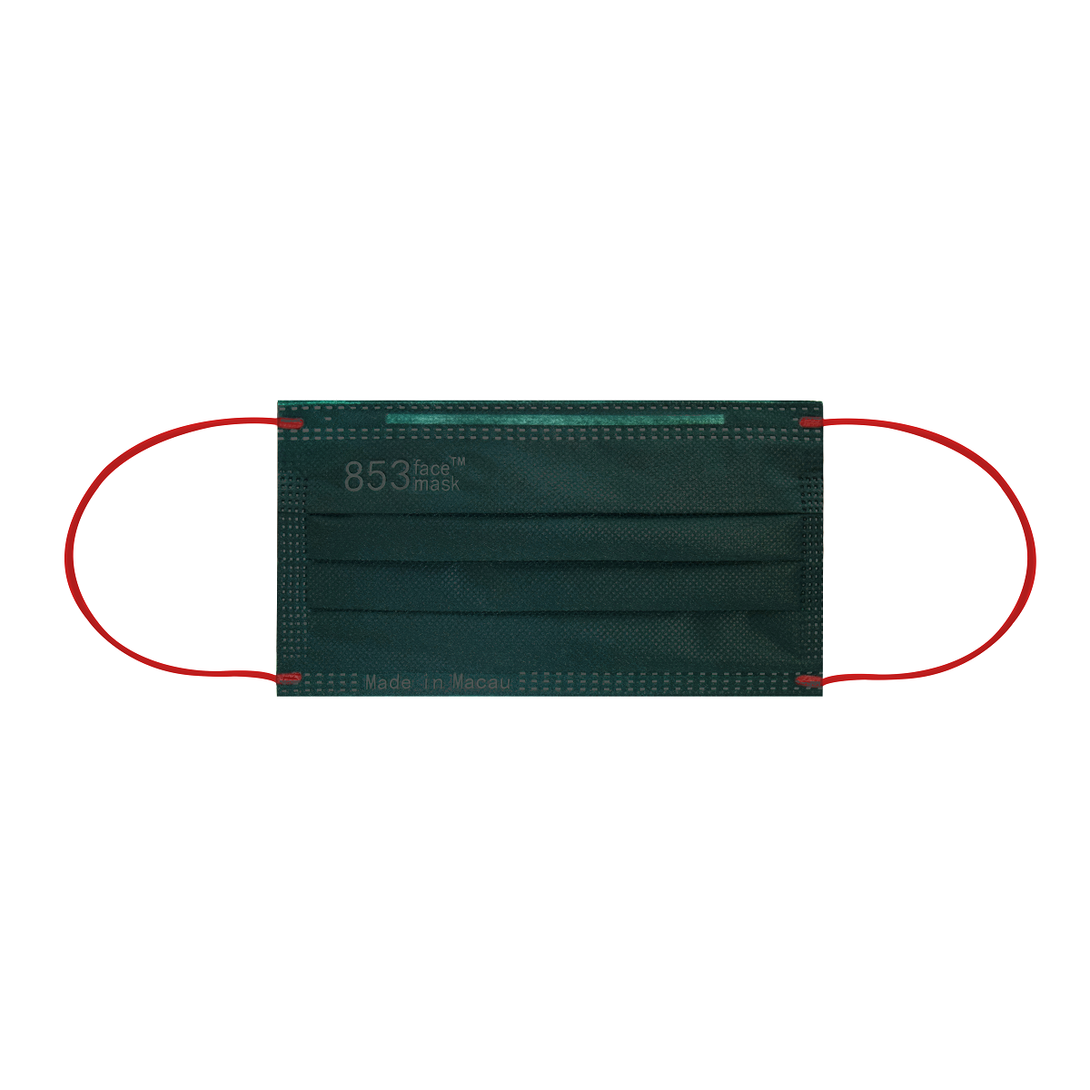 ASTM Level 3 口罩（墨綠紅）非獨立包裝10片