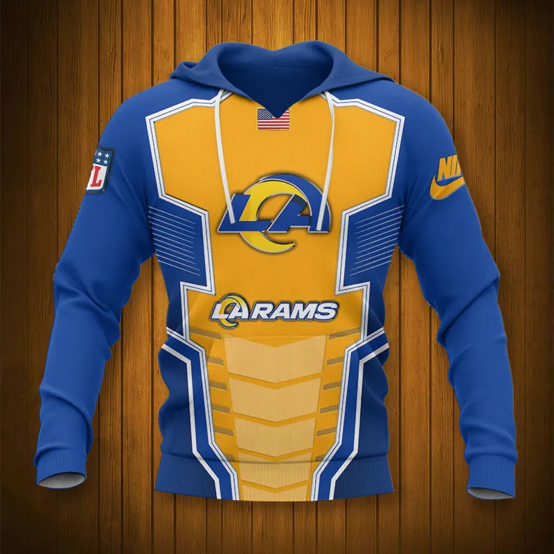 LOS ANGELES RAMS 3D HOODIE TTB4317