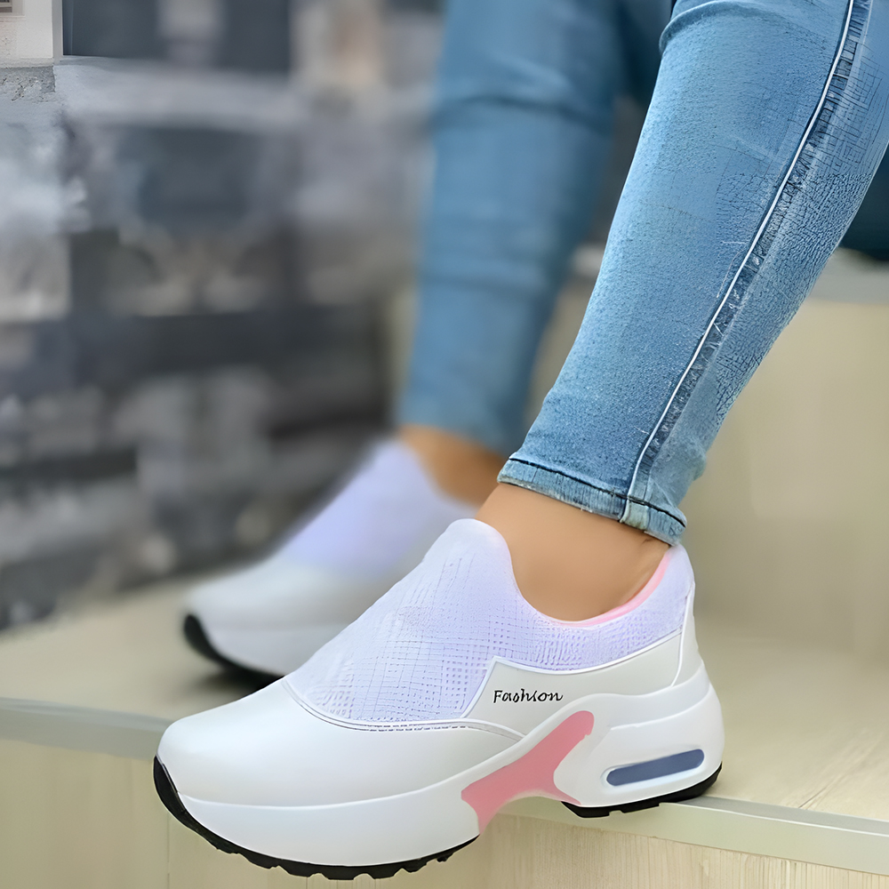 Castillotigo™ Zapatos casuales de costura de malla tejida con mosca de moda