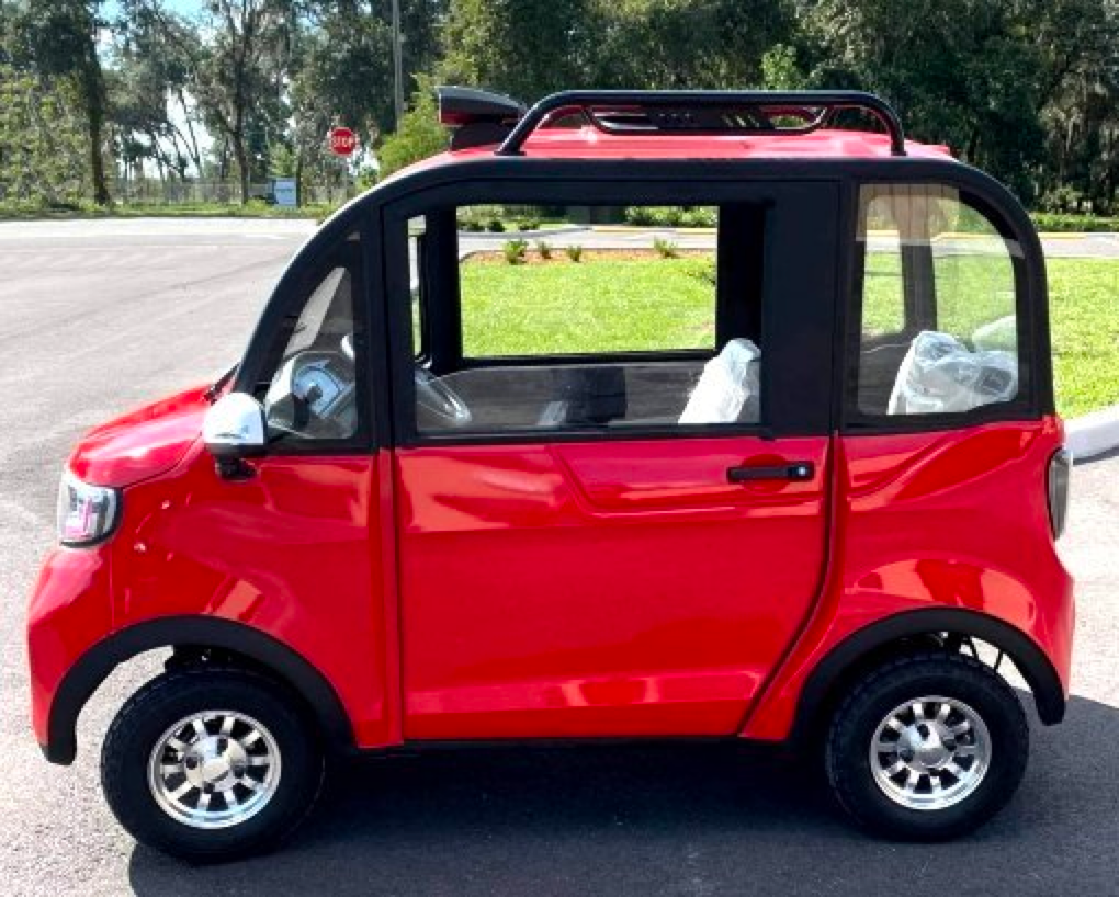 🔥[Venta directa de fábrica] Coche eléctrico de 4 plazas (con aire acondicionado y calefacción)