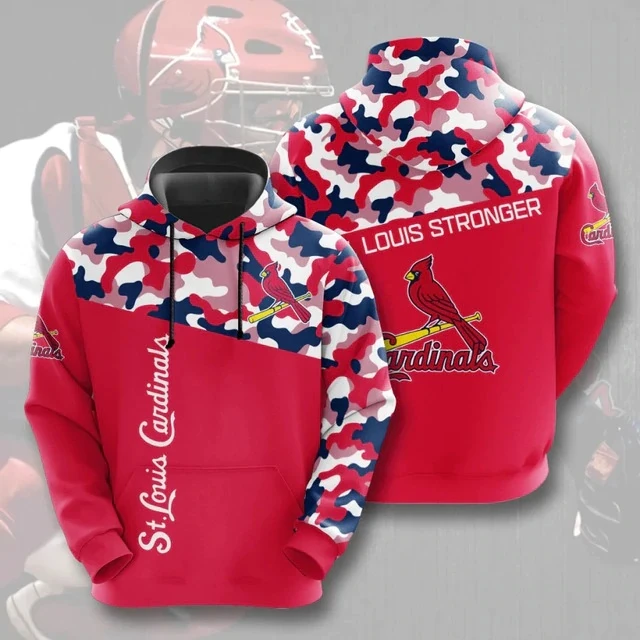 ST. LOUIS CARDINALS 3D HOODIES SL005