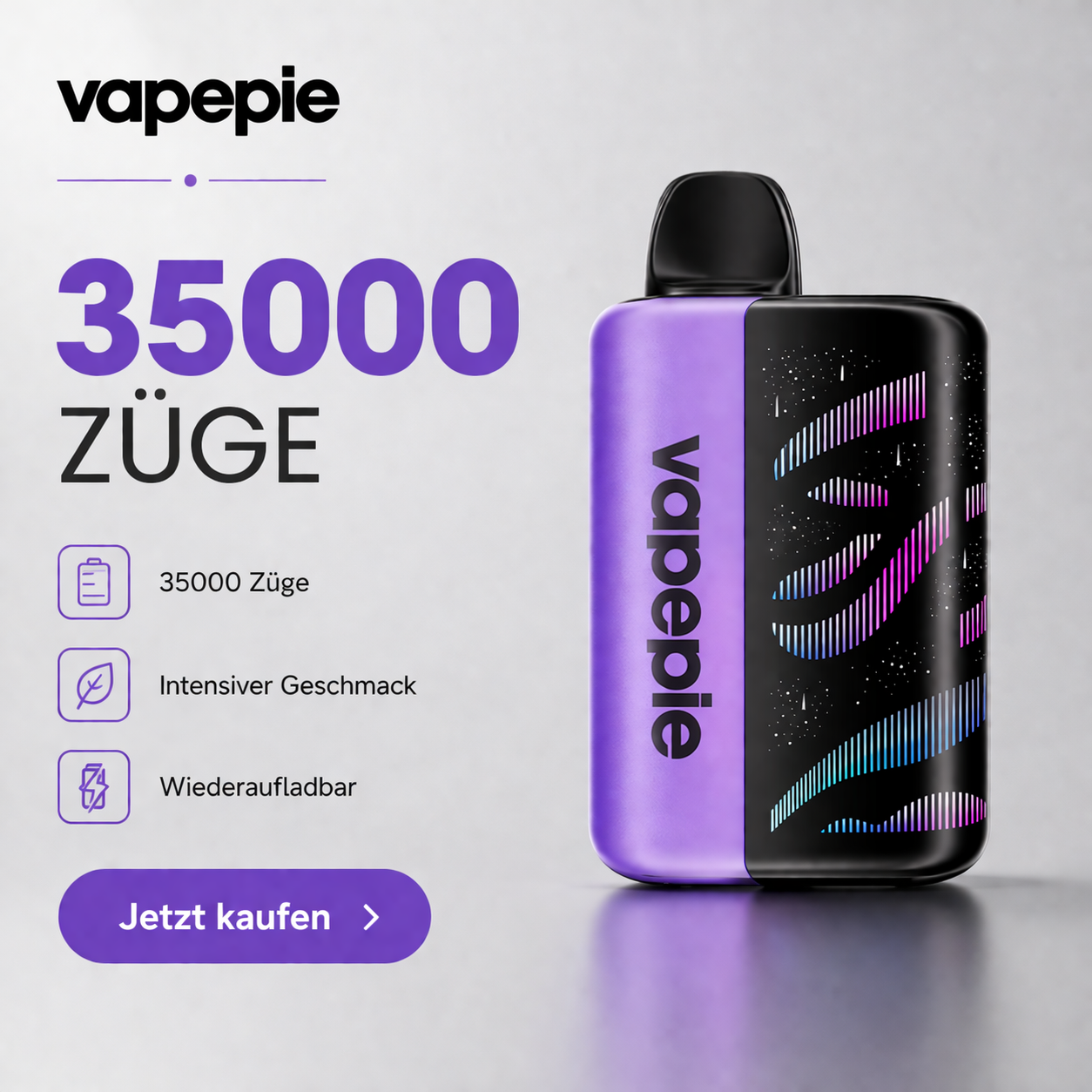 【EU】VAPEPIE Galactic Gleam 35000 Puffs