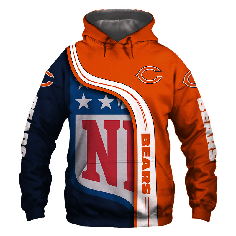 CHICAGO BEARS 3D HOODIE CCBB001